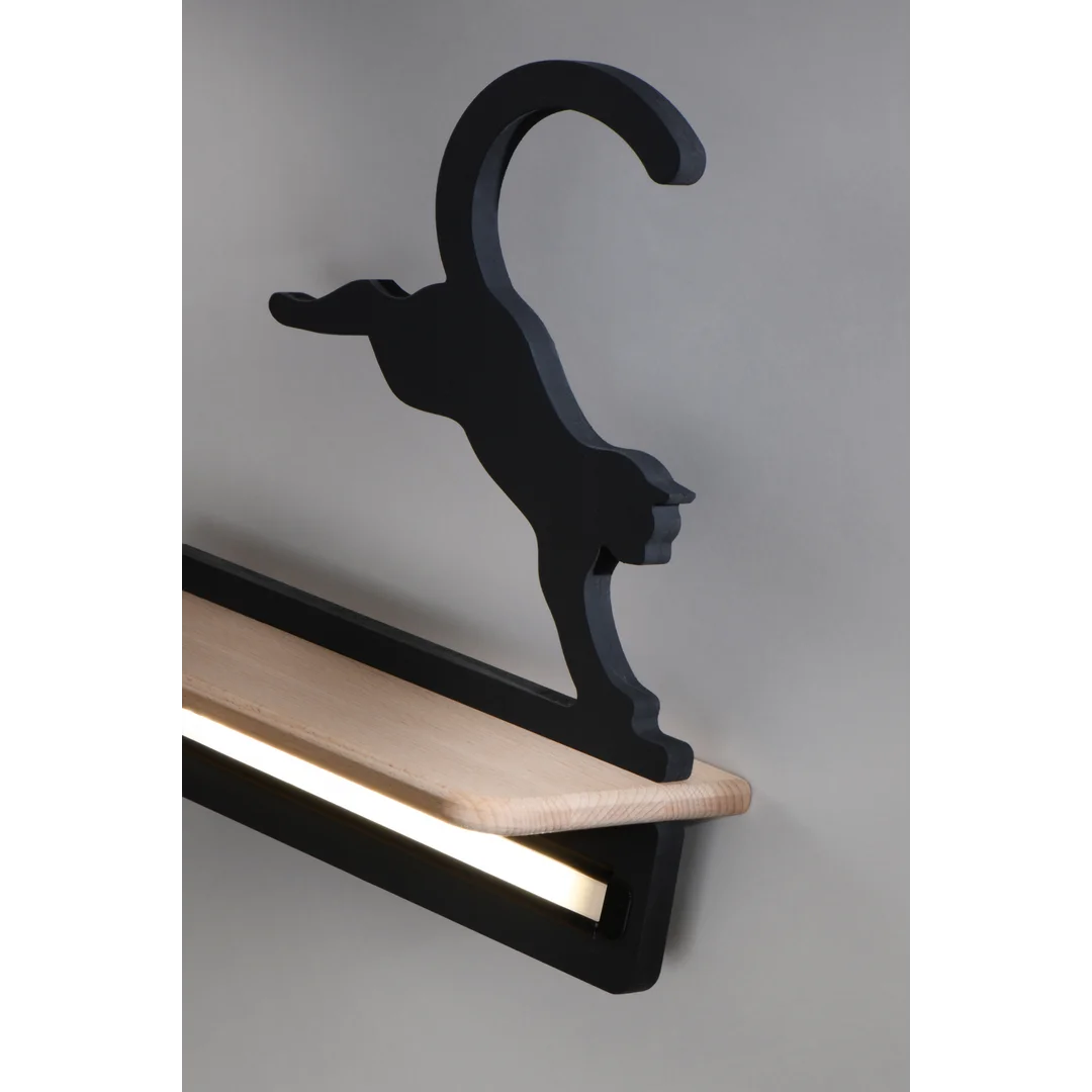 LAMPA CAT KINKIET ŚCIENNY 5W LED IQ KIDS SKACZĄCY CZARNY — zdjęcie 6