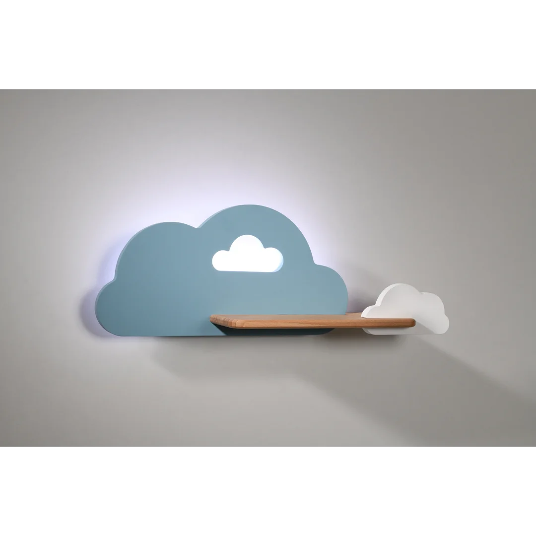 LAMPA CLOUD KINKIET ŚCIENNY 5W LED IQ KIDS NIEBIESKI+BIAŁY — zdjęcie 6