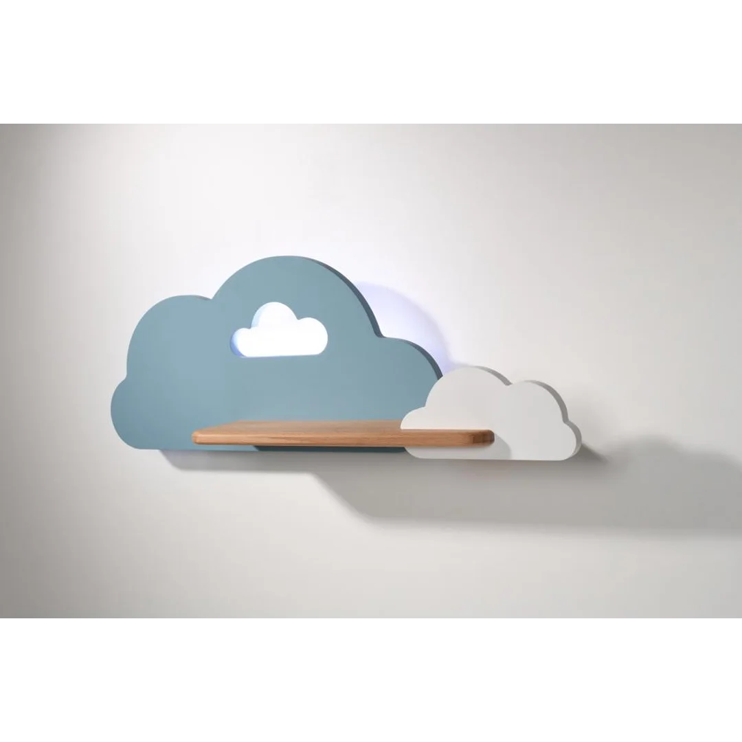 LAMPA CLOUD KINKIET ŚCIENNY 5W LED IQ KIDS NIEBIESKI+BIAŁY — zdjęcie 7