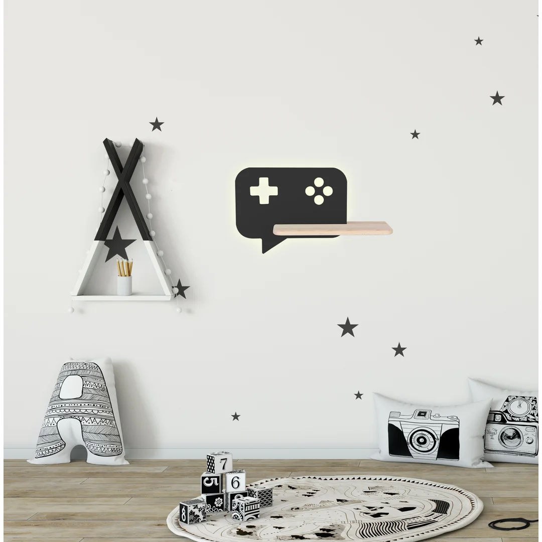 LAMPA CONSOLE KINKIET ŚCIENNY 5W LED IQ KIDS CZARNY — zdjęcie 5