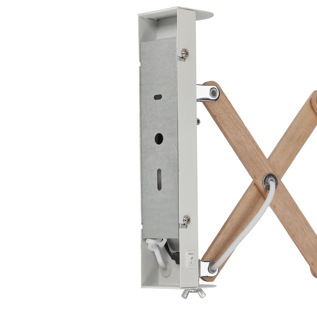 Lampa kinkiet Mito chrom 1X40W E27 abażur biały — zdjęcie 19
