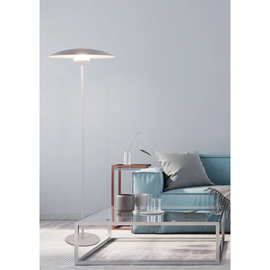LAMPA PODŁOGOWA LUND 1 BIAŁY — zdjęcie 2
