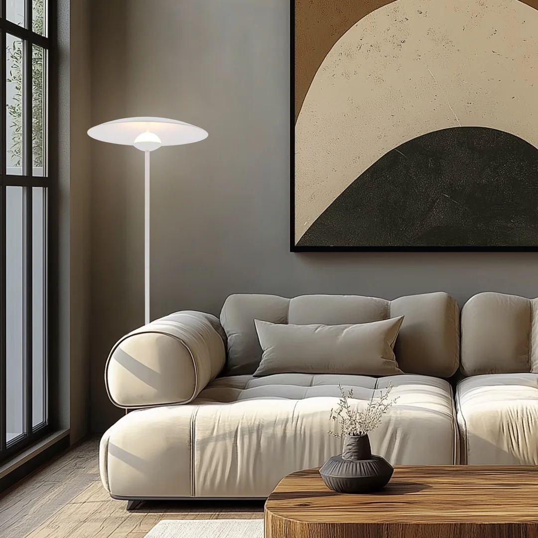 LAMPA PODŁOGOWA LUND 1 BIAŁY — zdjęcie 19