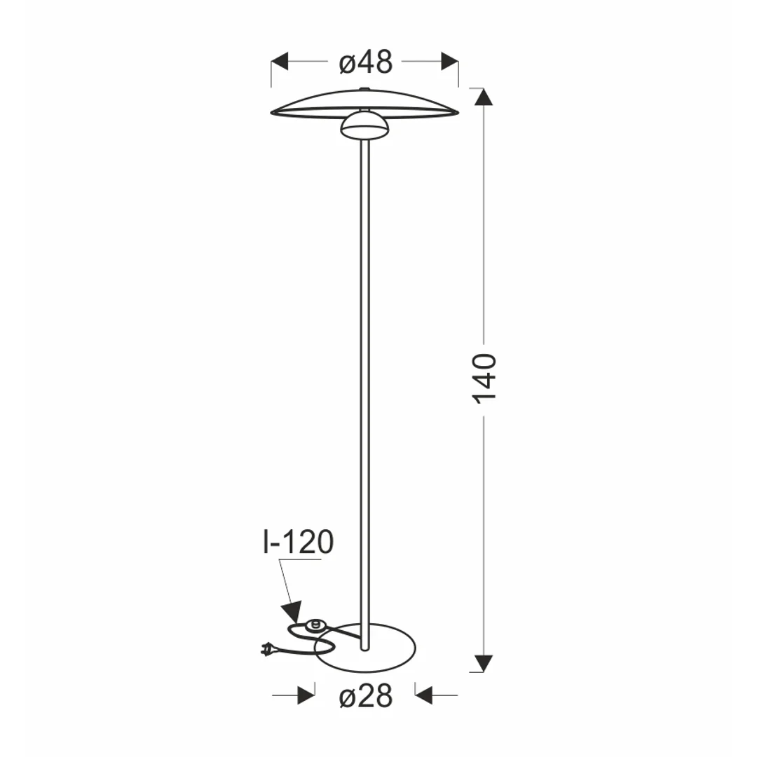LAMPA PODŁOGOWA LUND 1 BIAŁY — zdjęcie 21
