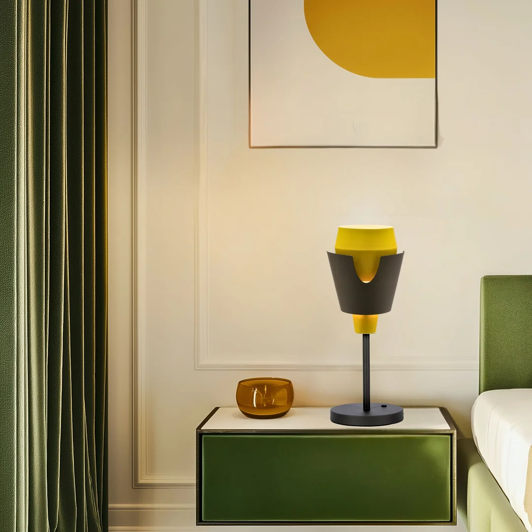 LAMPA STOŁOWA FALUN 1 ŻÓŁTY — zdjęcie 3