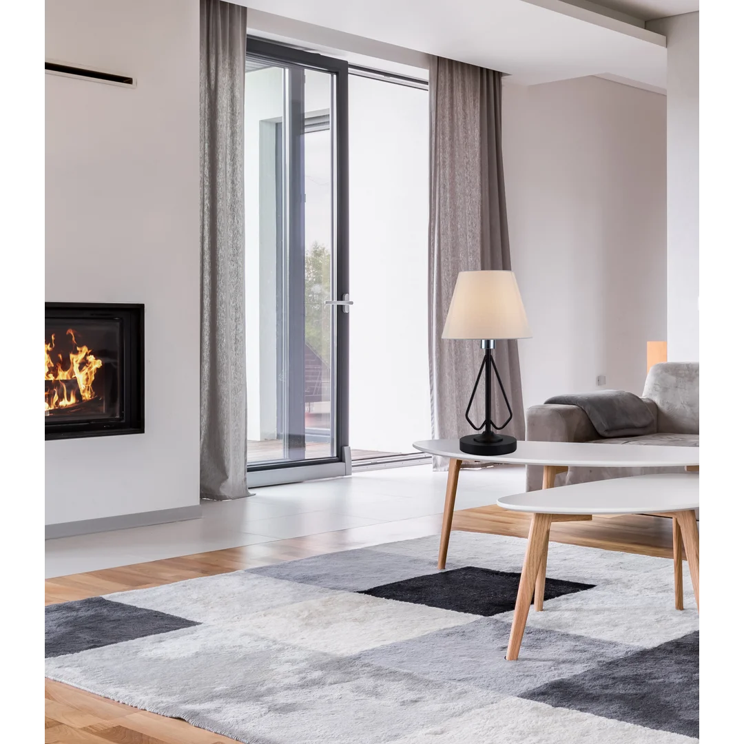 LAMPA STOŁOWA MORLEY 1 CZARNY — zdjęcie 3
