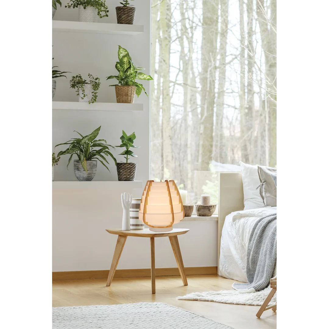 LAMPA STOŁOWA NAGOJA 1 BEŻOWY — zdjęcie 2