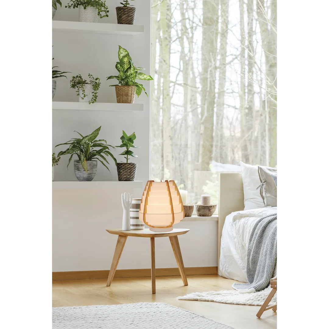 LAMPA STOŁOWA NAGOJA 1 BEŻOWY — zdjęcie 5