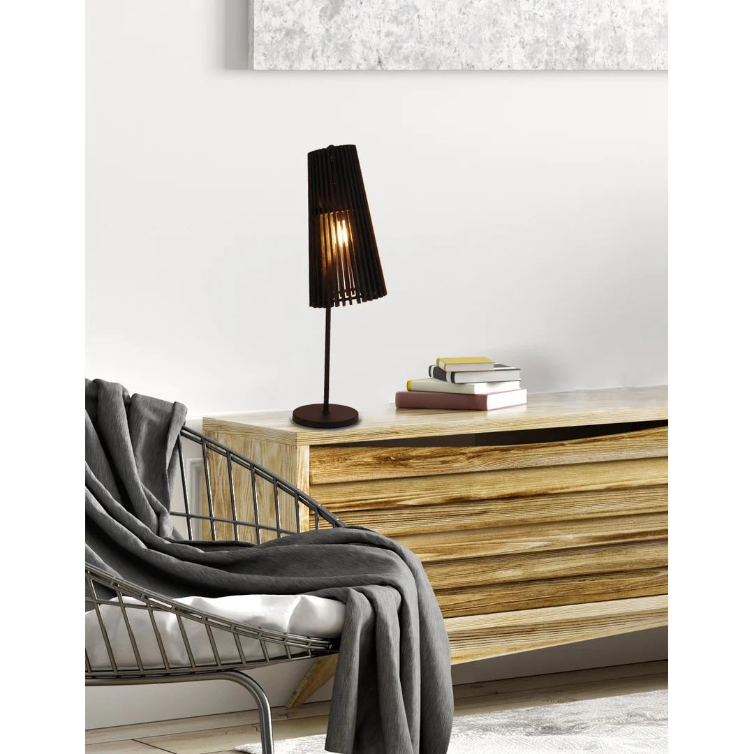 LAMPA STOŁOWA OSAKA 1 CZARNY — zdjęcie 3
