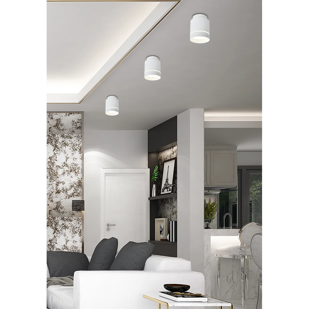 LAMPA SUFITOWA TUBA 12W LED 7,9/10,2 BIAŁY 4000K — zdjęcie 2