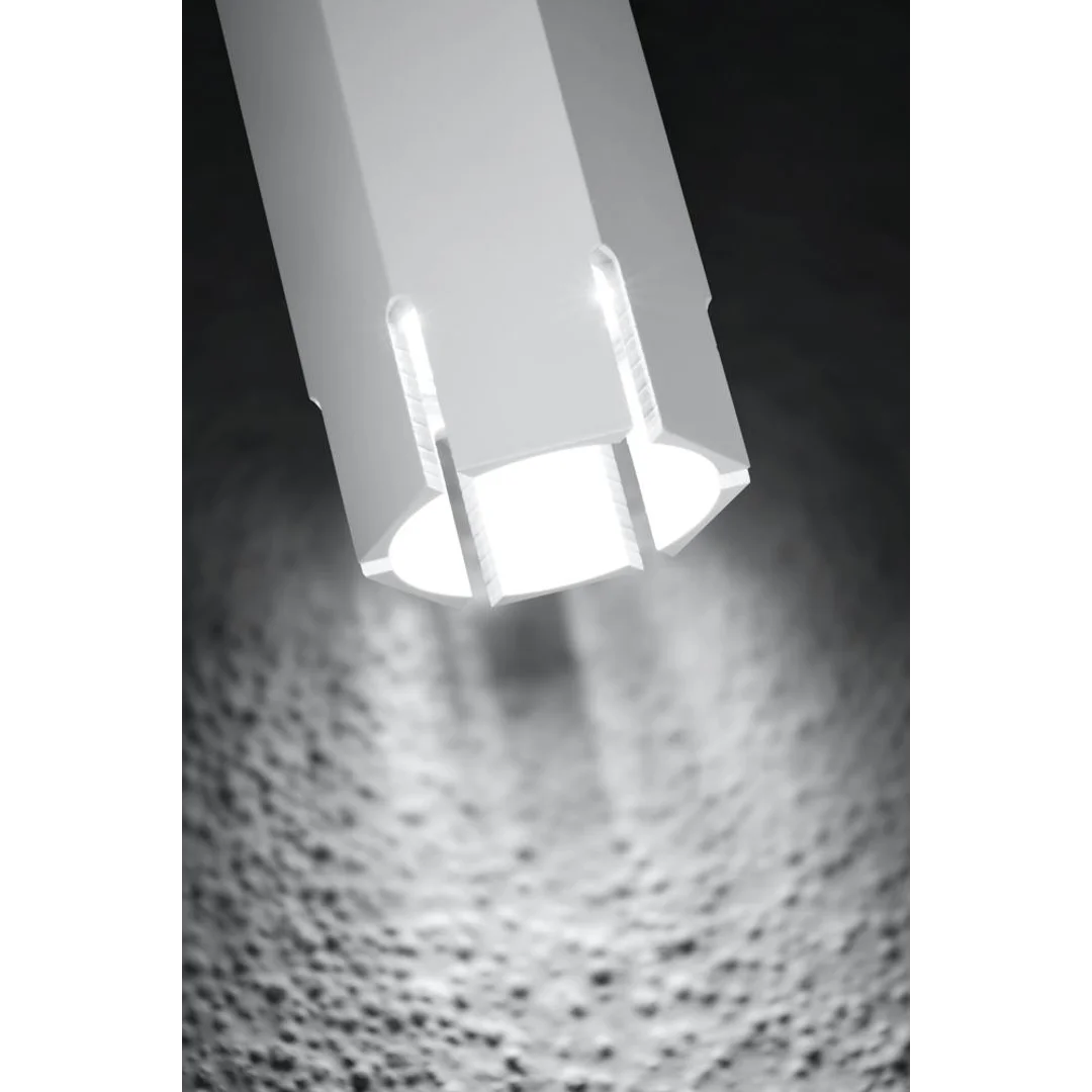 LAMPA SUFITOWA TUBA 1X25W GU10 6,3/12 BIAŁY — zdjęcie 3