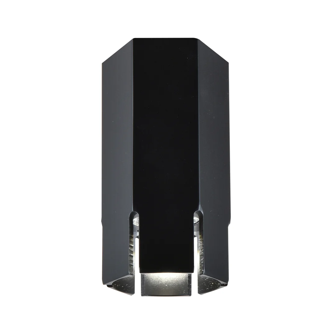 LAMPA SUFITOWA TUBA 1X25W GU10 6,3/12 CZARNY — zdjęcie 2