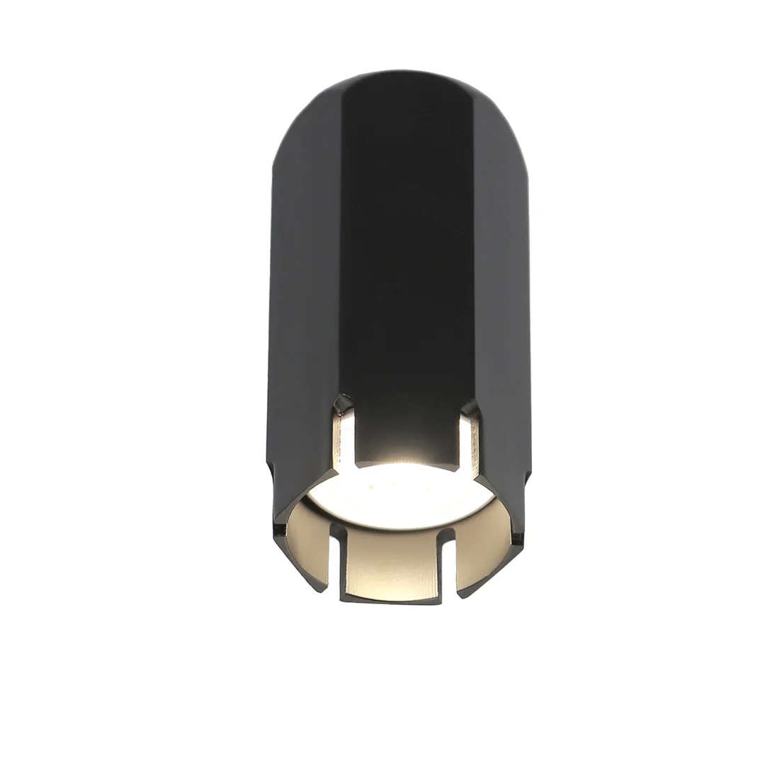 LAMPA SUFITOWA TUBA 1X25W GU10 6,3/12 CZARNY — zdjęcie 10