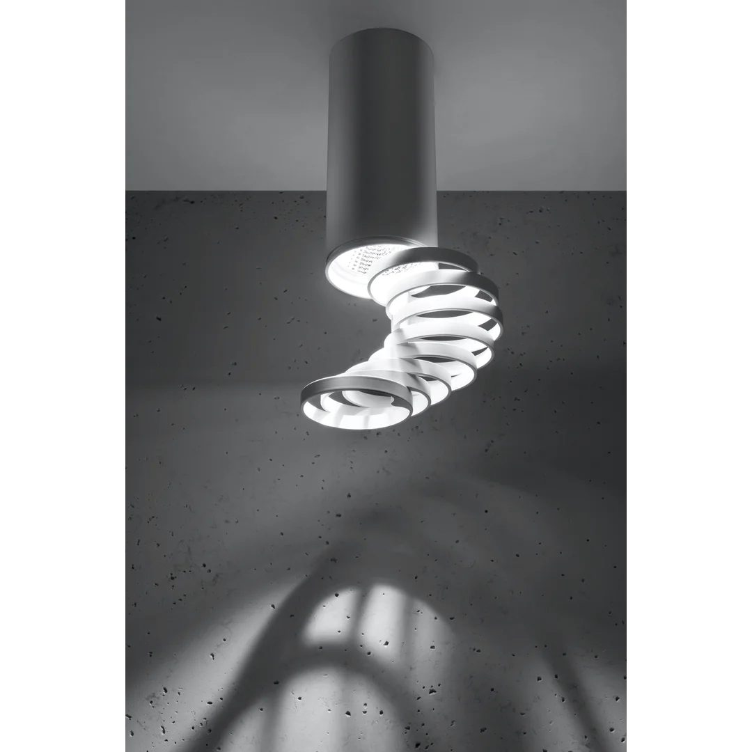 LAMPA SUFITOWA TUBA 1X50W GU10 6/20 BIAŁY — zdjęcie 2