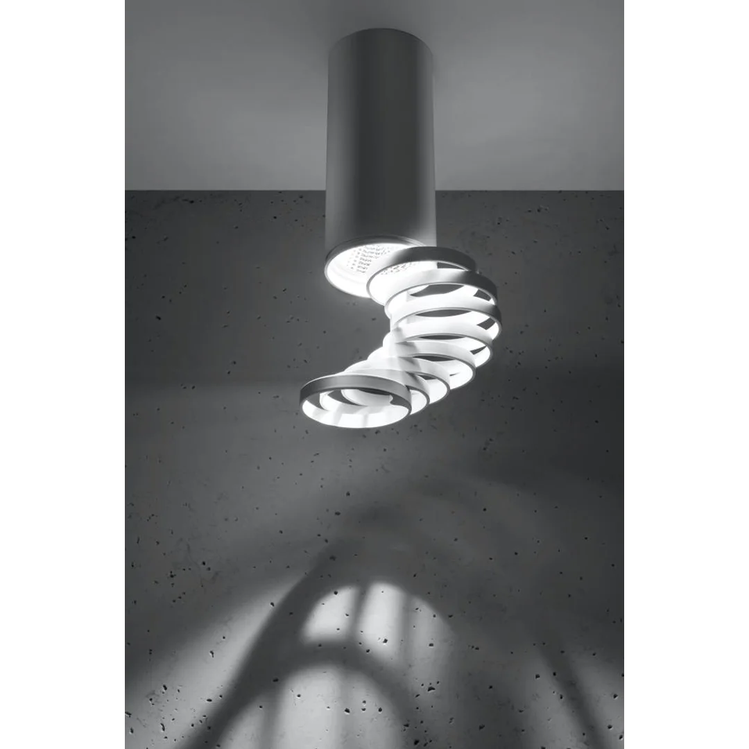 LAMPA SUFITOWA TUBA 1X50W GU10 6/20 BIAŁY — zdjęcie 3