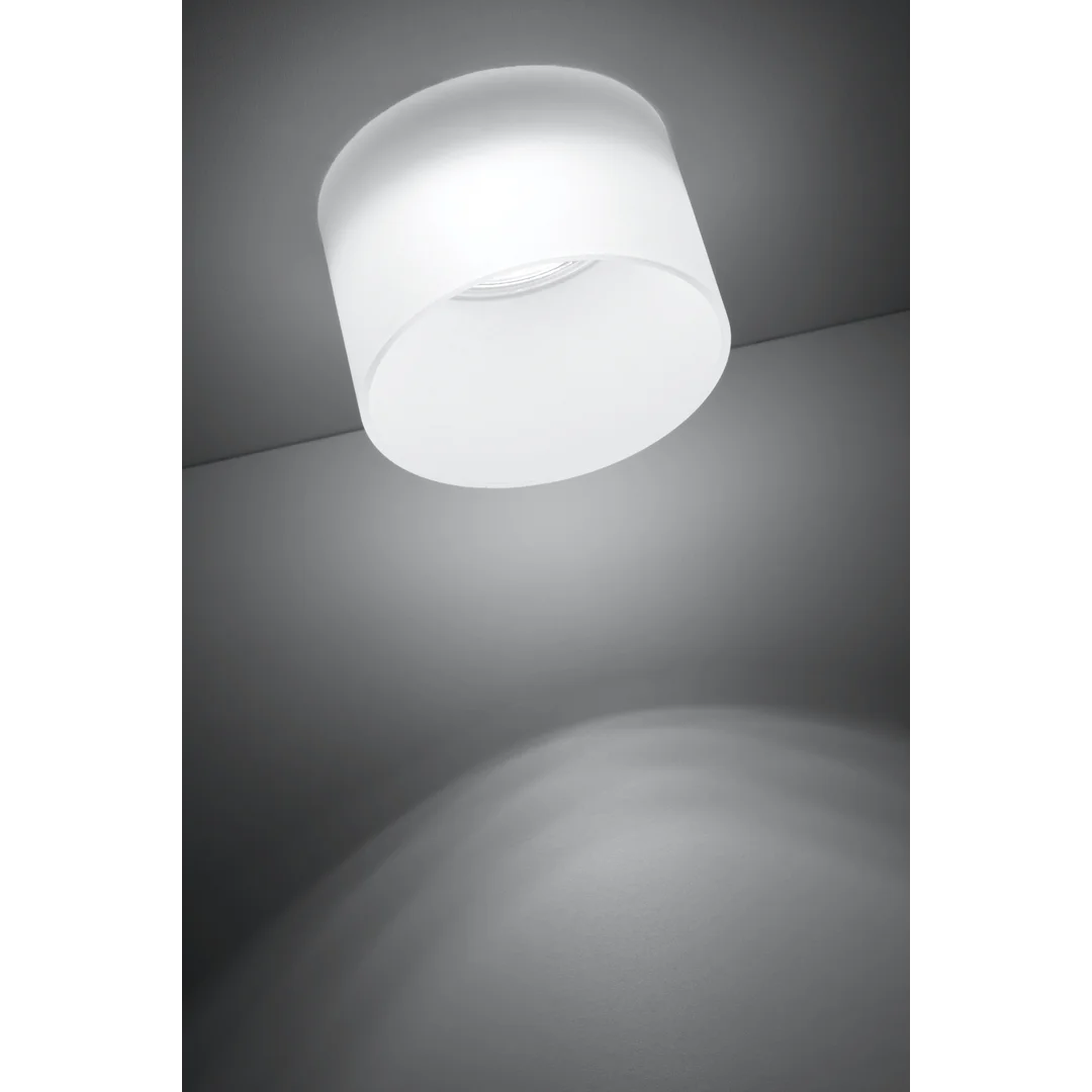 LAMPA SUFITOWA TUBA 1X50W GU10 MROŻONY ŚR. 7,8 CM — zdjęcie 3