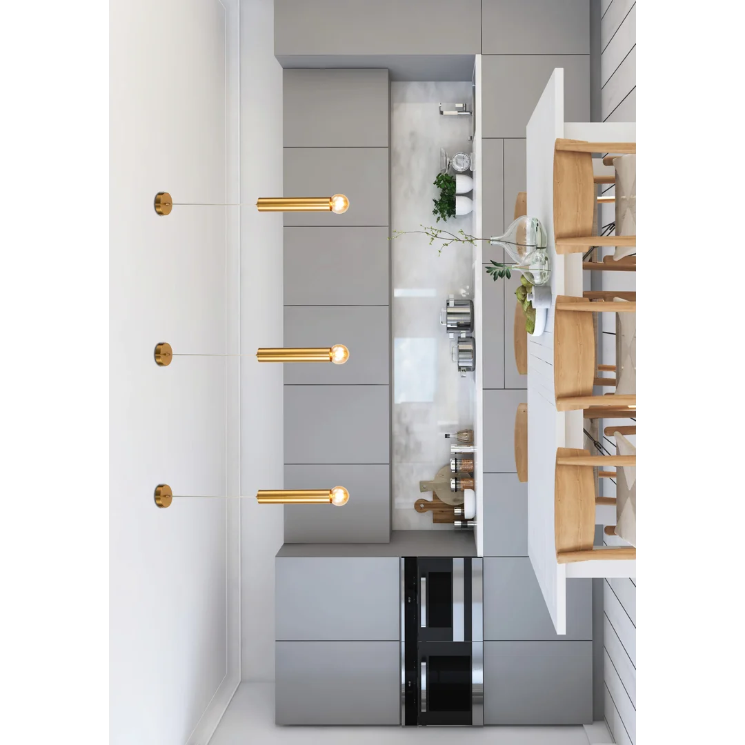 LAMPA WISZĄCA AUSTIN SLIM 300 mm 1 ZŁOTY — zdjęcie 2