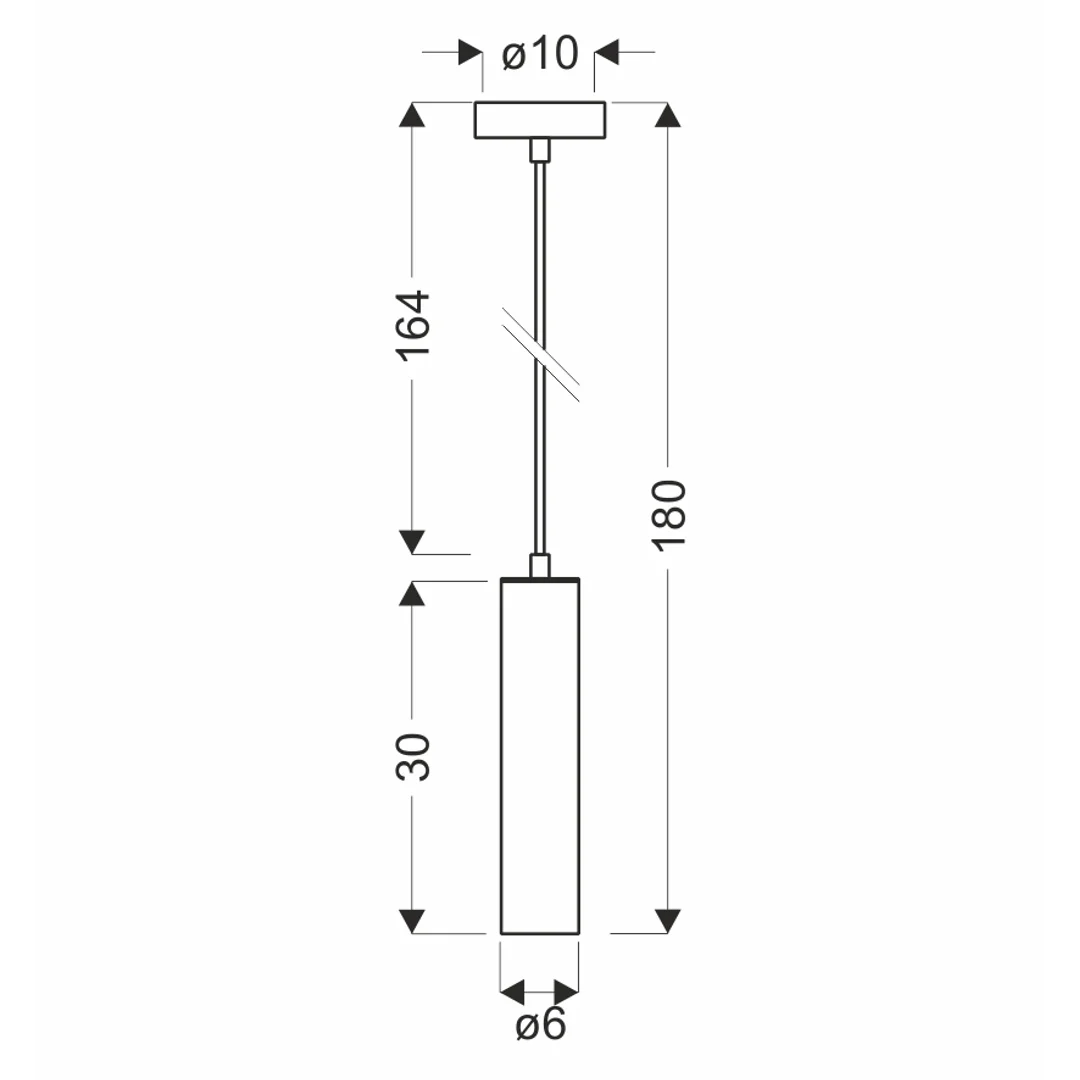 LAMPA WISZĄCA AUSTIN SLIM 300 mm 1 ZŁOTY — zdjęcie 4