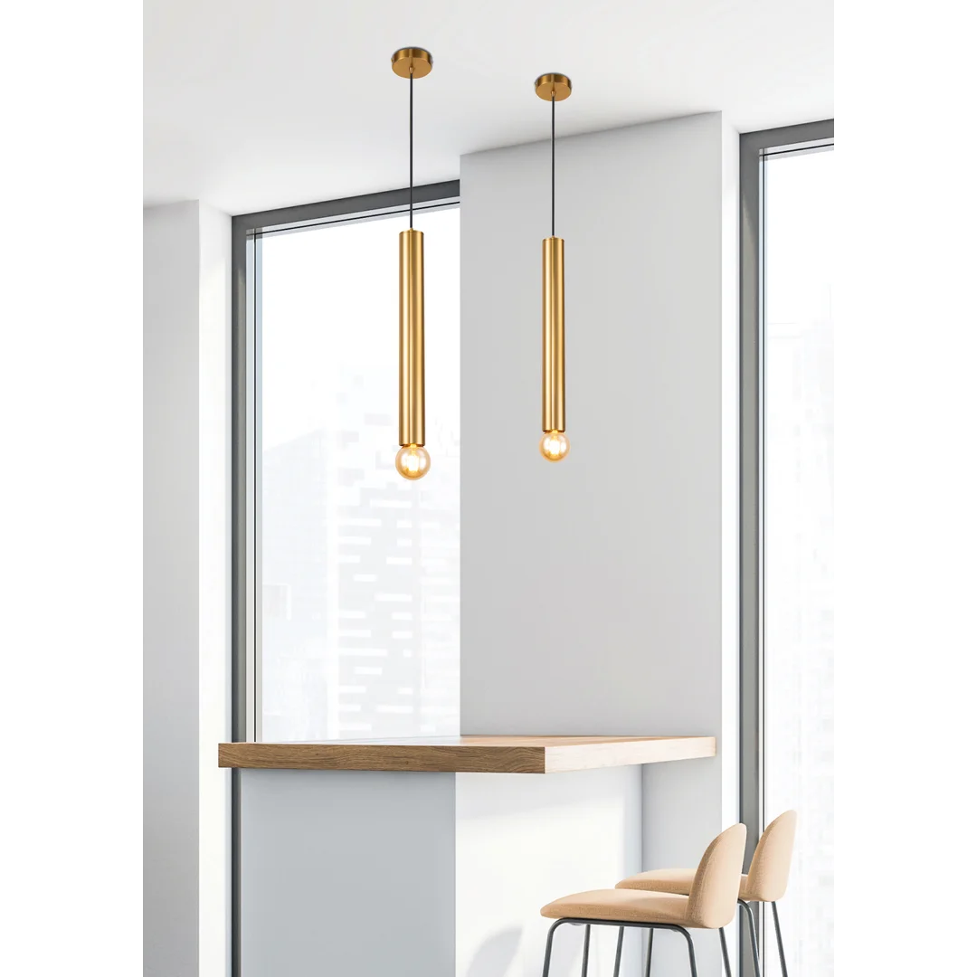 LAMPA WISZĄCA AUSTIN, SLIM 500 mm 1 ZŁOTY — zdjęcie 3