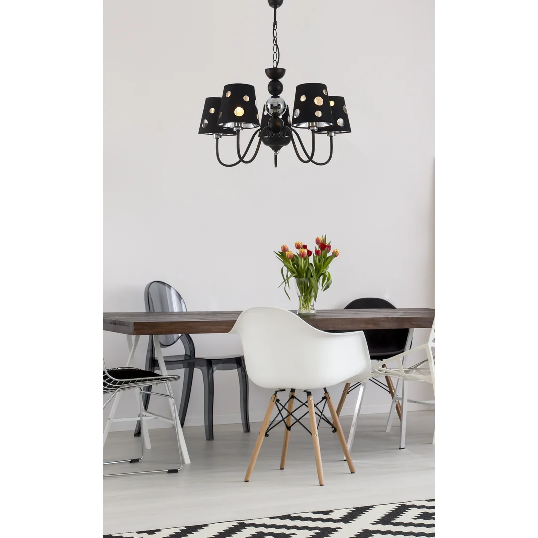 LAMPA WISZĄCA BATLEY 5 CZARNY — zdjęcie 2