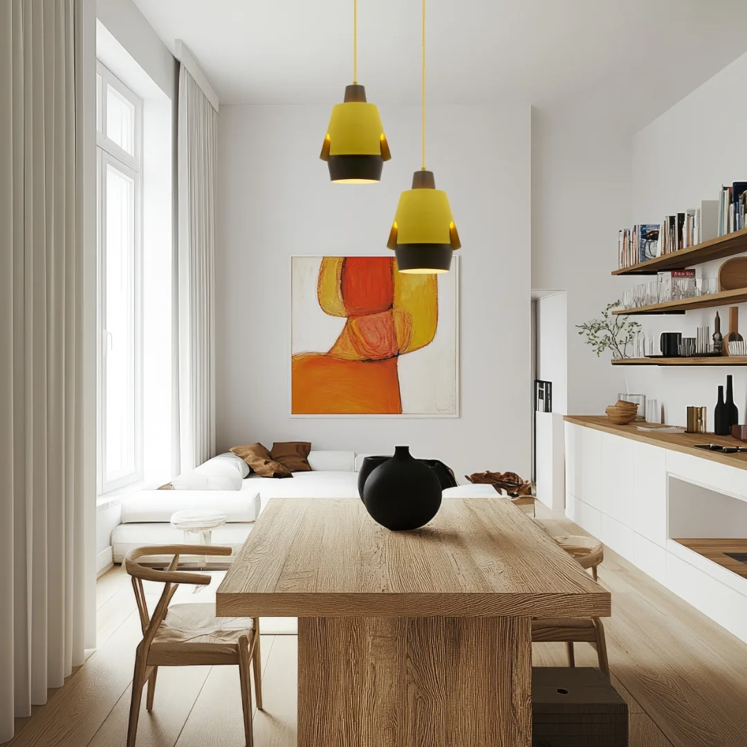 LAMPA WISZĄCA FALUN 1 ŻÓŁTY — zdjęcie 2