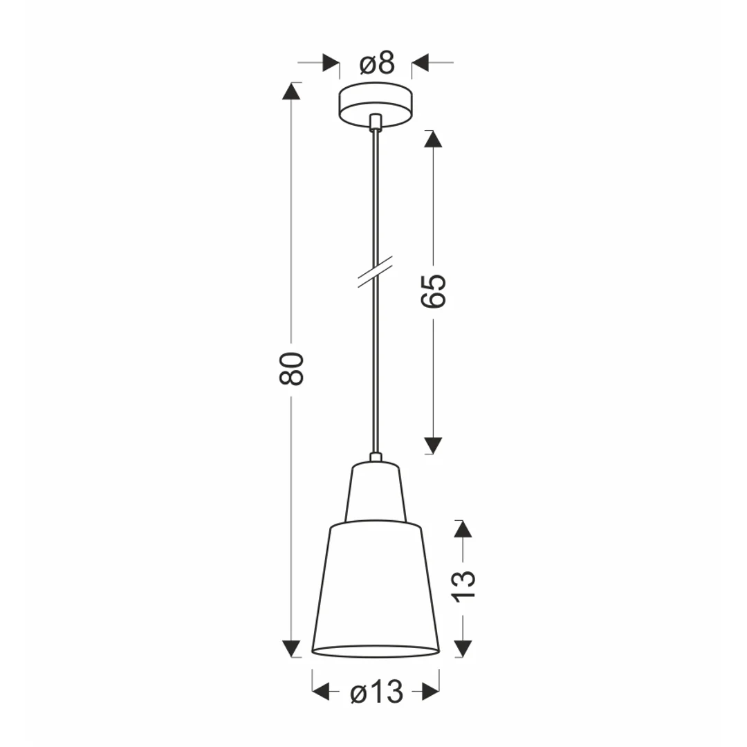 LAMPA WISZĄCA FARO 1 RÓZÓWY — zdjęcie 4