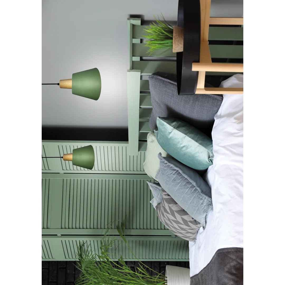 LAMPA WISZĄCA FARO 1 ZIELONY — zdjęcie 2