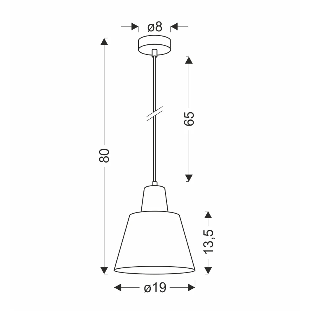 LAMPA WISZĄCA FARO 1 ZIELONY — zdjęcie 4