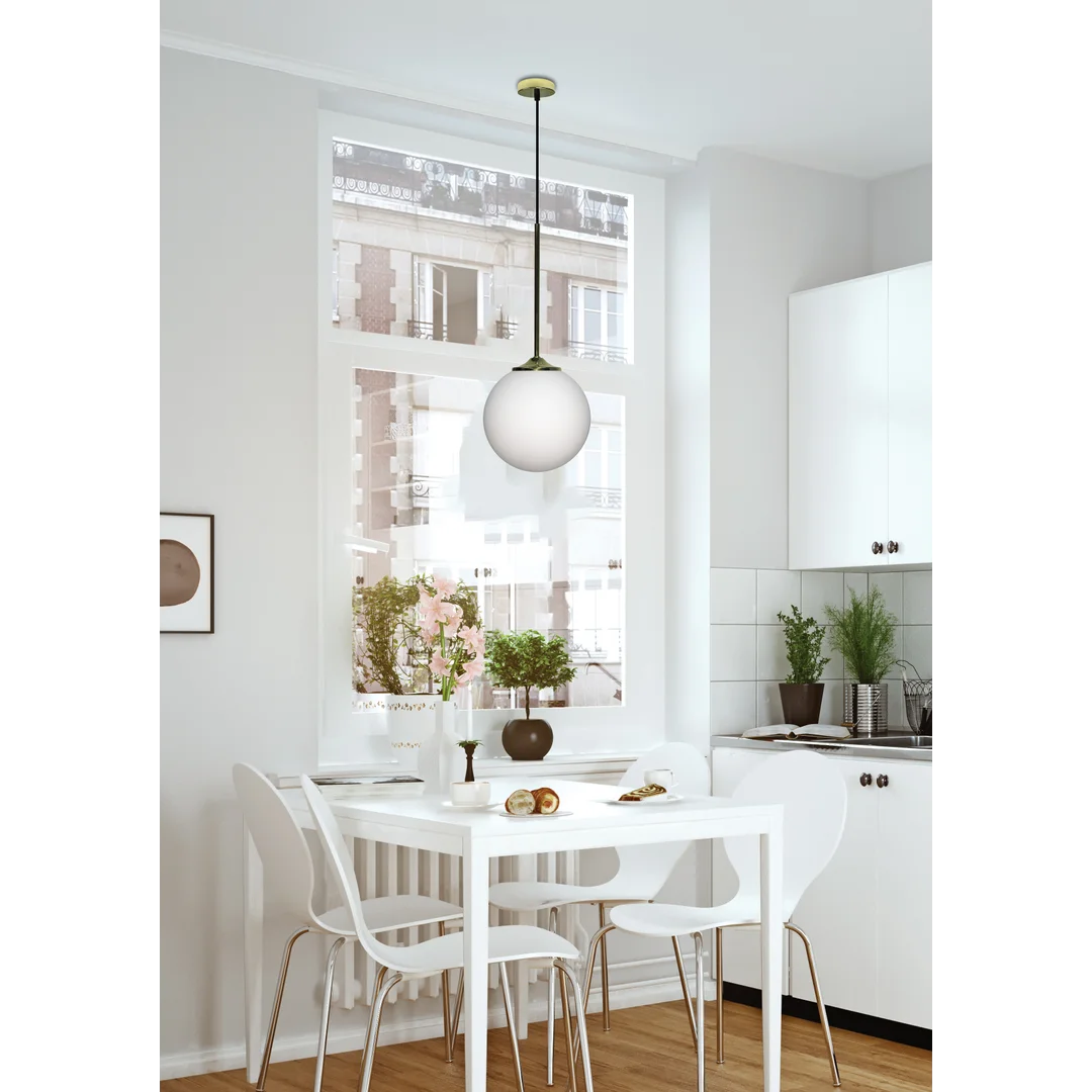 LAMPA WISZACA GLASGOW III 1 ZŁOTY 90x20x20 — zdjęcie 2