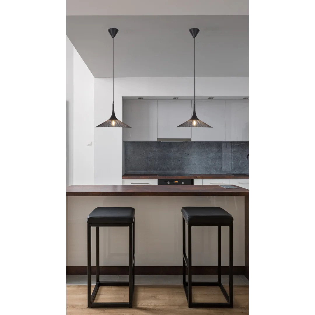 LAMPA WISZACA KIRUNA S 1 CZARNY 110x25x25 — zdjęcie 3
