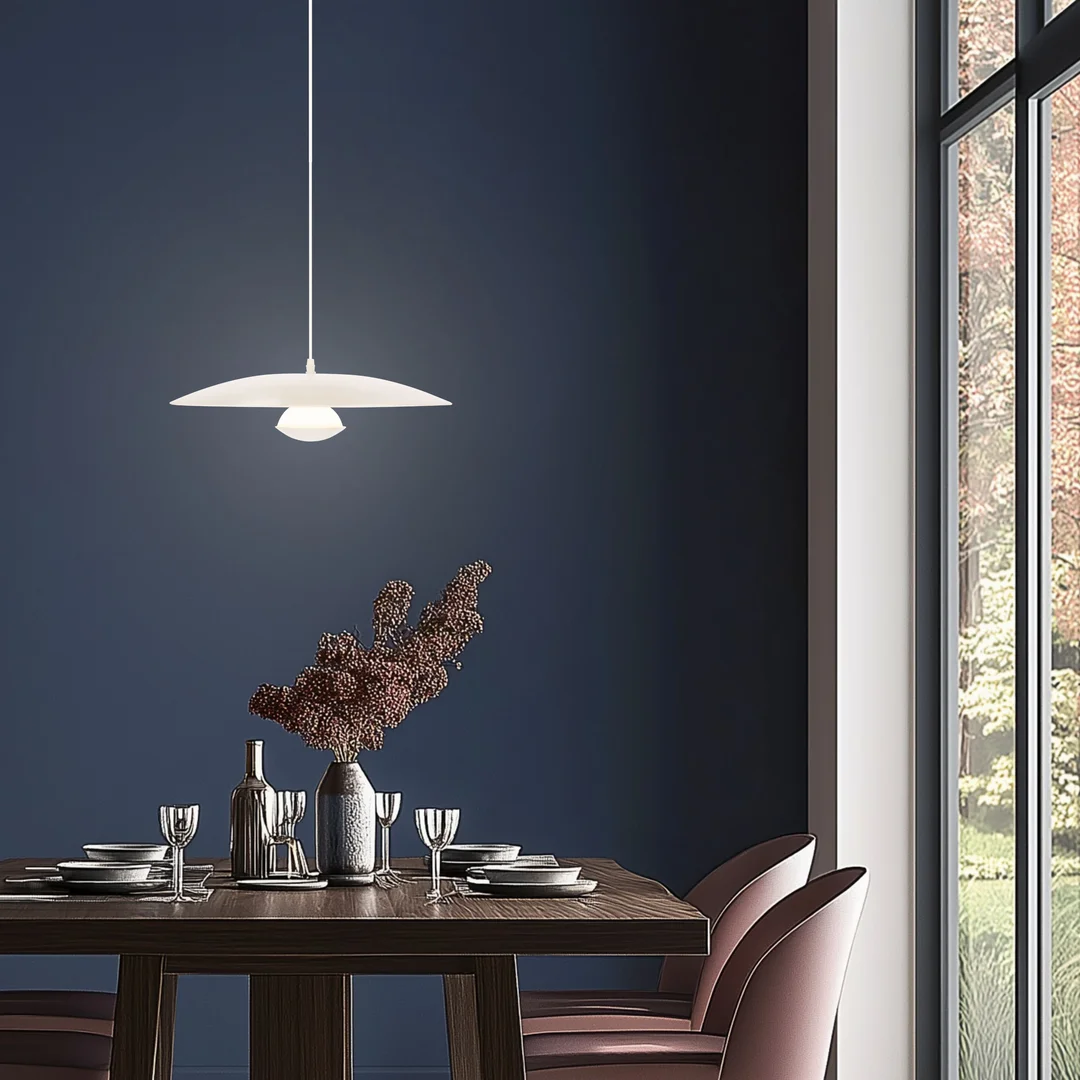LAMPA WISZĄCA LUND 1 BIAŁY 114x34x34 — zdjęcie 3