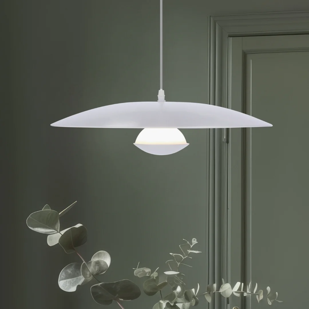 LAMPA WISZĄCA LUND 1 BIAŁY 115x48x48 — zdjęcie 2
