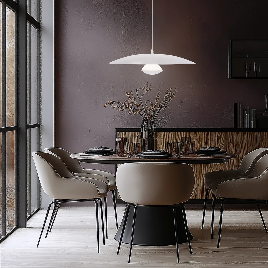 LAMPA WISZĄCA LUND 1 BIAŁY 115x48x48 — zdjęcie 4