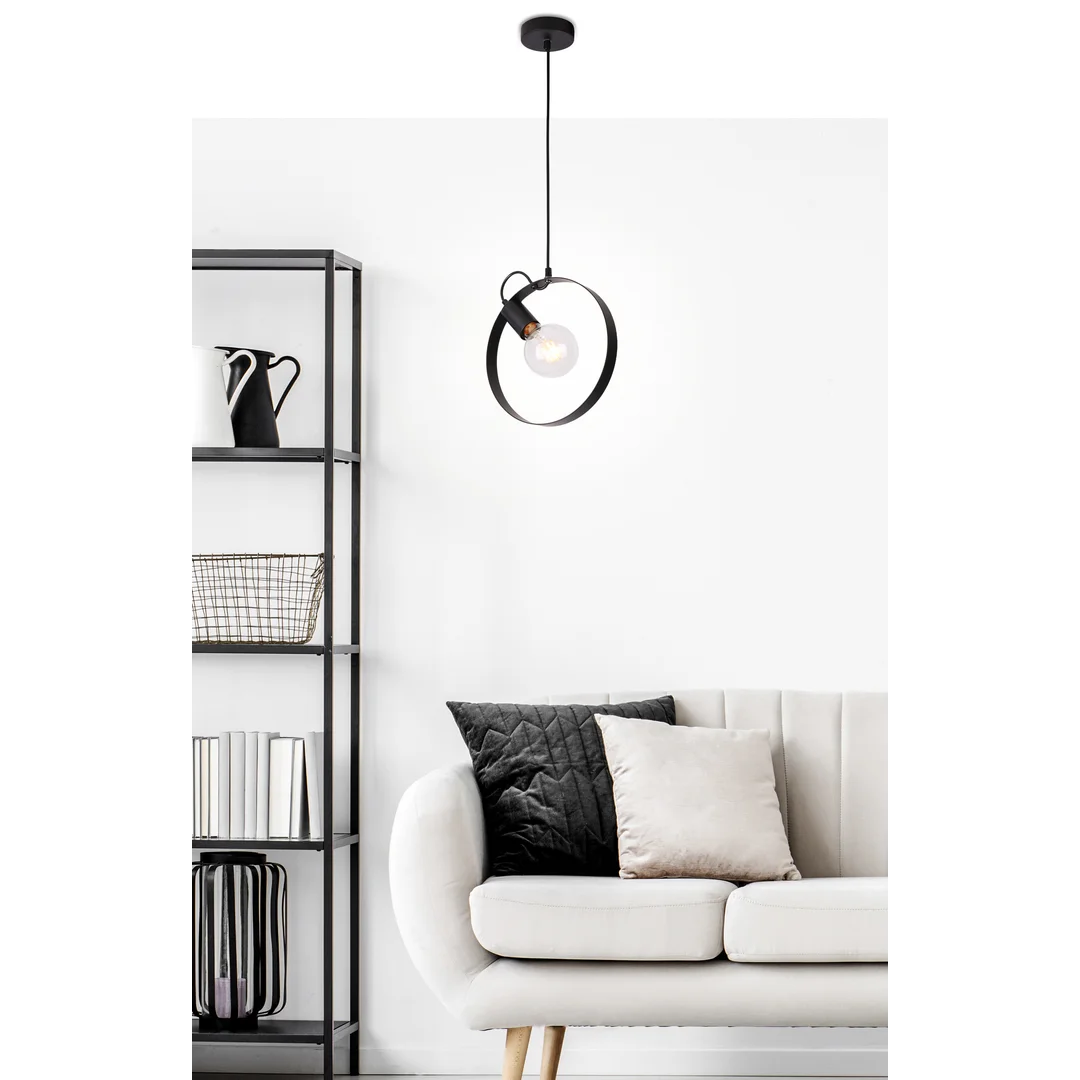 LAMPA WISZĄCA NEXO 1 CZARNY — zdjęcie 3