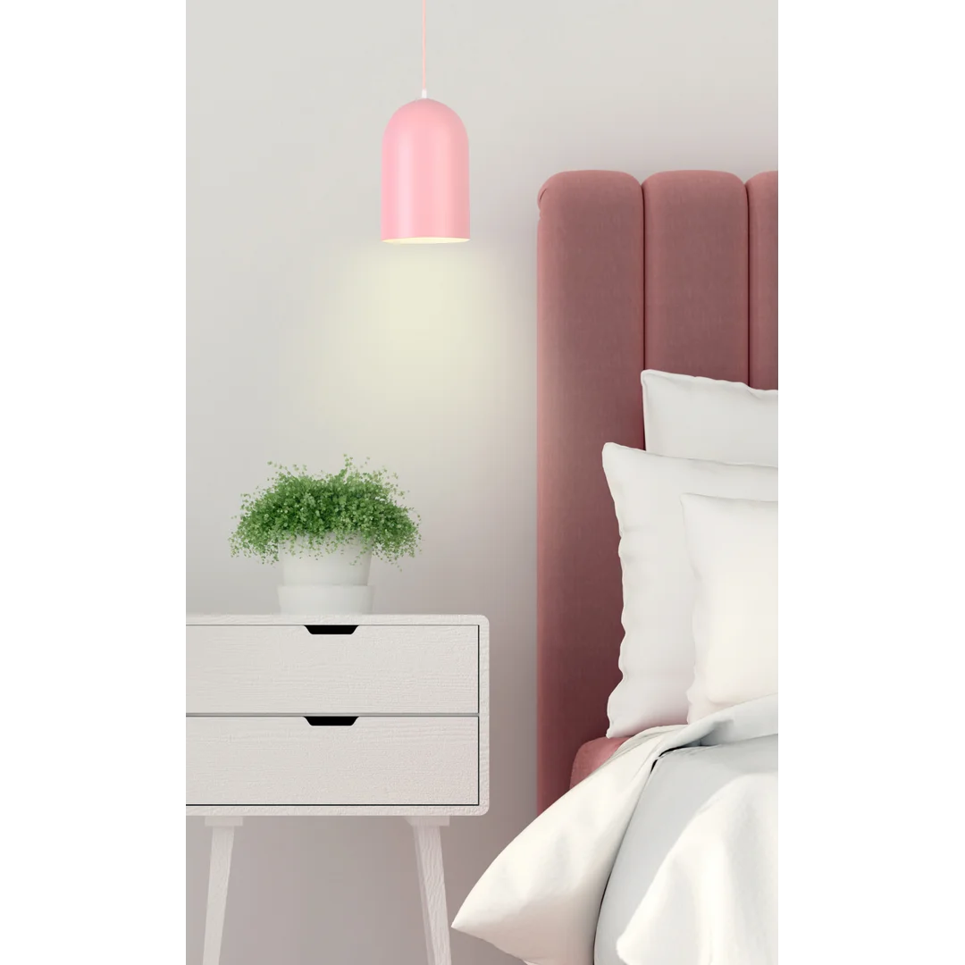LAMPA WISZĄCA OSS 1 RÓŻOWY — zdjęcie 4