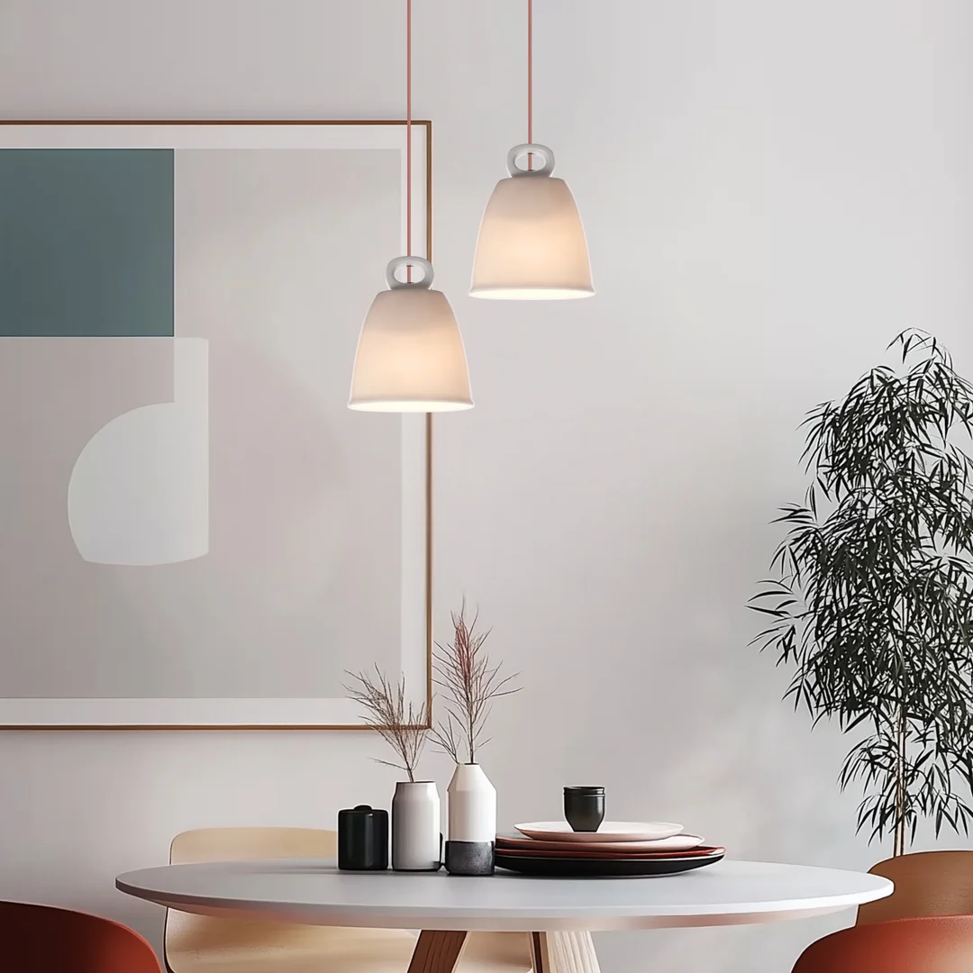 LAMPA WISZĄCA SEWILLA S 1 BIAŁY — zdjęcie 5