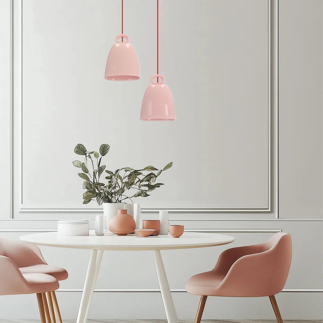 LAMPA WISZĄCA SEWILLA S 1 RÓŻOWY — zdjęcie 3
