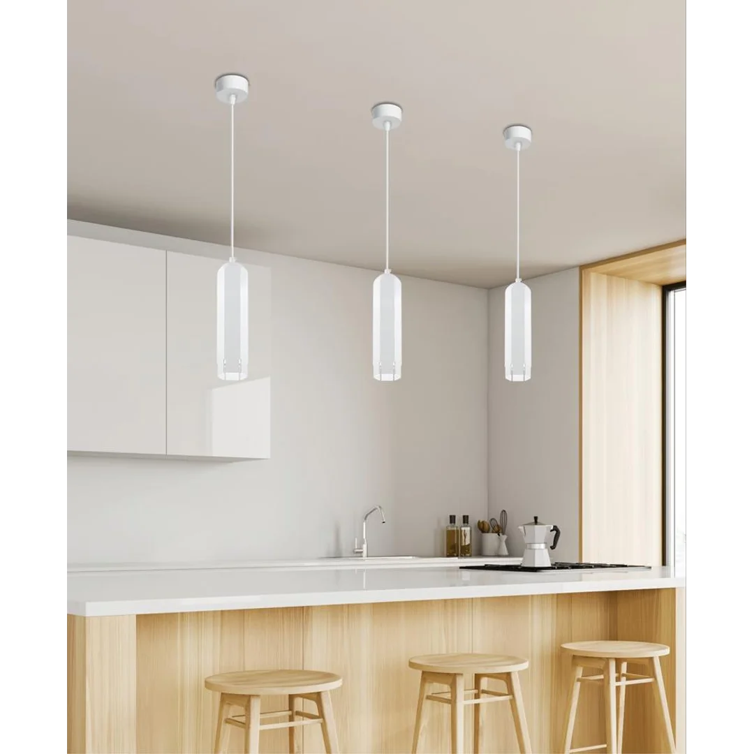 LAMPA WISZĄCA TUBA 1X50W GU10 6,3/25 BIAŁY — zdjęcie 9