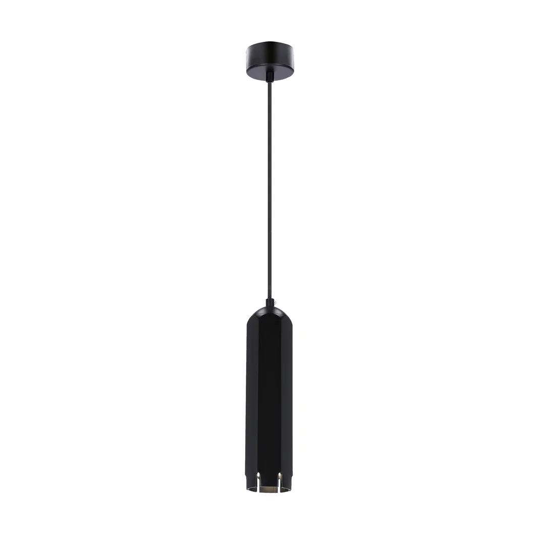 LAMPA WISZĄCA TUBA 1X50W GU10 6,3/25 CZARNY — zdjęcie 5