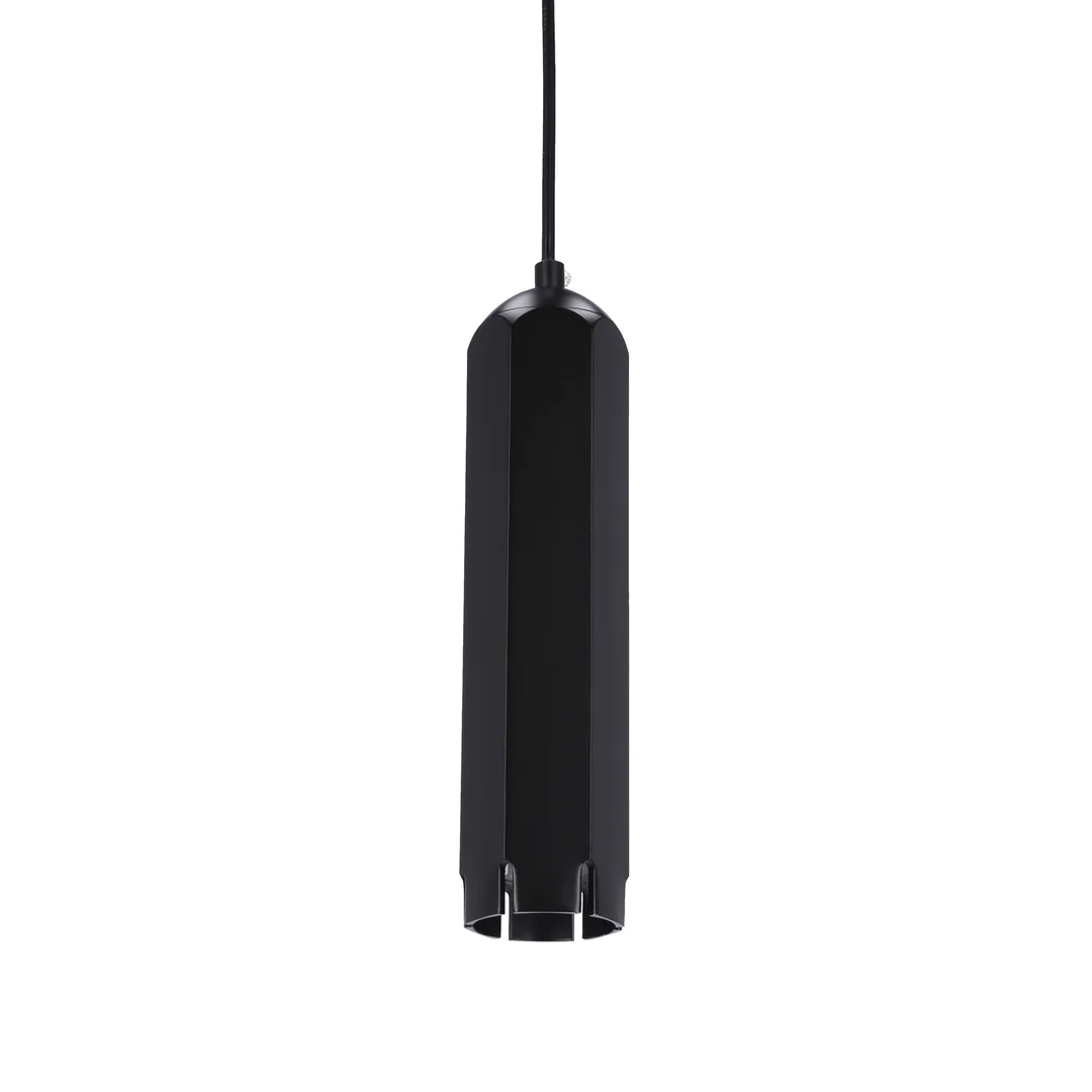 LAMPA WISZĄCA TUBA 1X50W GU10 6,3/25 CZARNY — zdjęcie 6