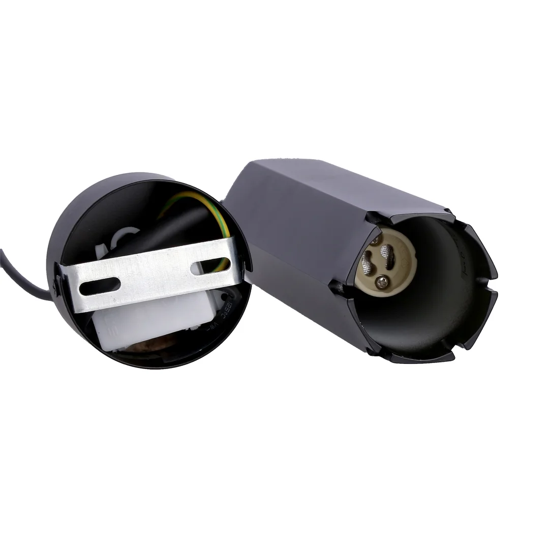 LAMPA WISZĄCA TUBA 1X50W GU10 6,3/25 CZARNY — zdjęcie 9