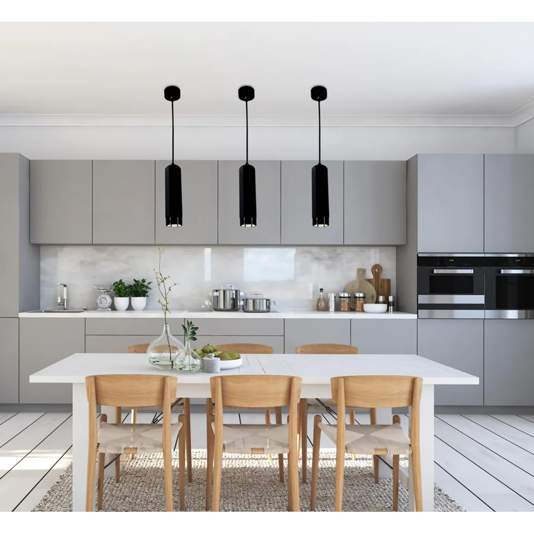 LAMPA WISZĄCA TUBA 1X50W GU10 6,3/25 CZARNY — zdjęcie 10