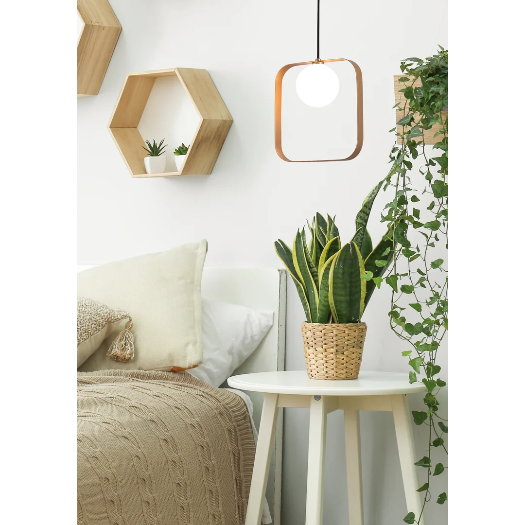 LAMPA WISZĄCA TULA 1 ZŁOTY 140x12x26 — zdjęcie 2