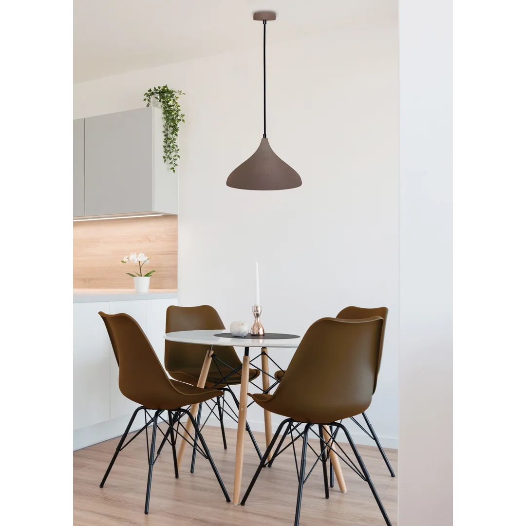 LAMPA WISZĄCA VIBORG 320mm 1 BRĄZOWY — zdjęcie 3