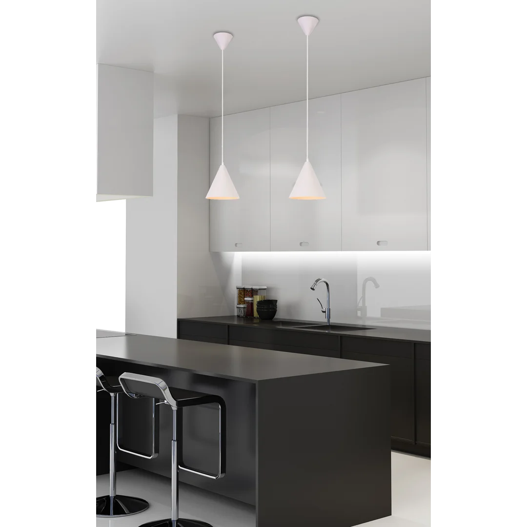 LAMPA WISZĄCA VOSS 1 BIAŁY — zdjęcie 2
