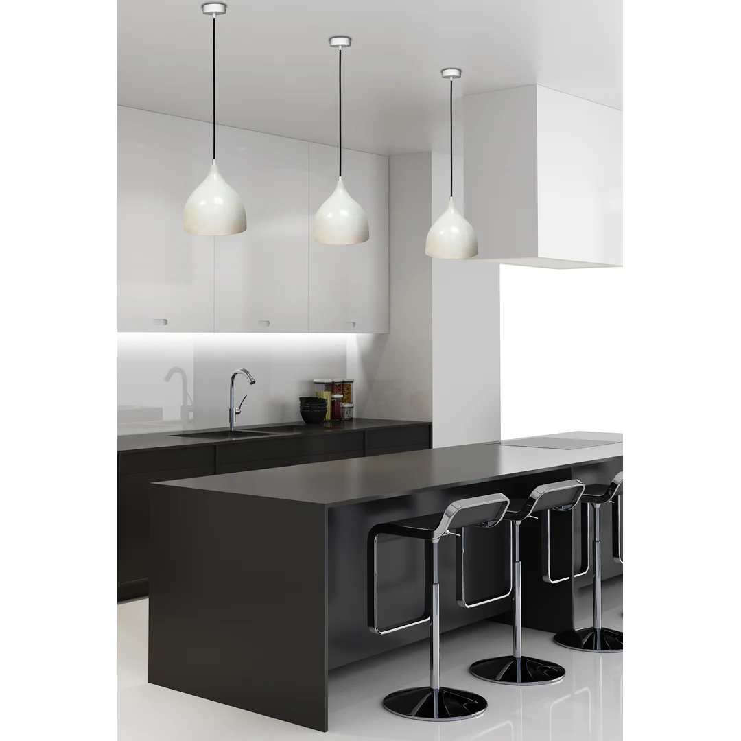 LAMPA WISZĄCA YSTAD 220mm 1 BIAŁY — zdjęcie 3