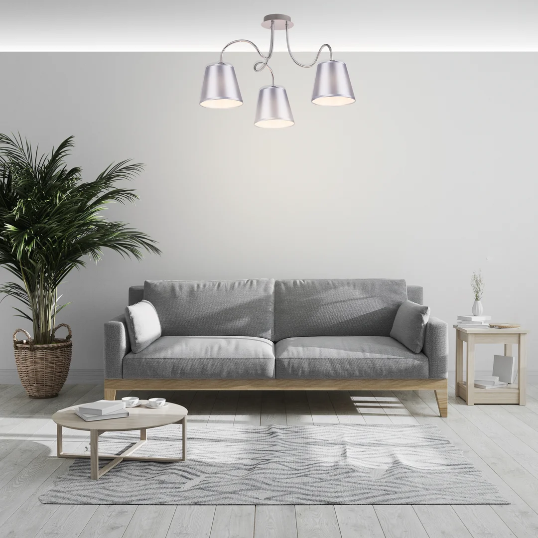 LUK LAMPA WISZĄCA 3X40W E14 CHROM — zdjęcie 2