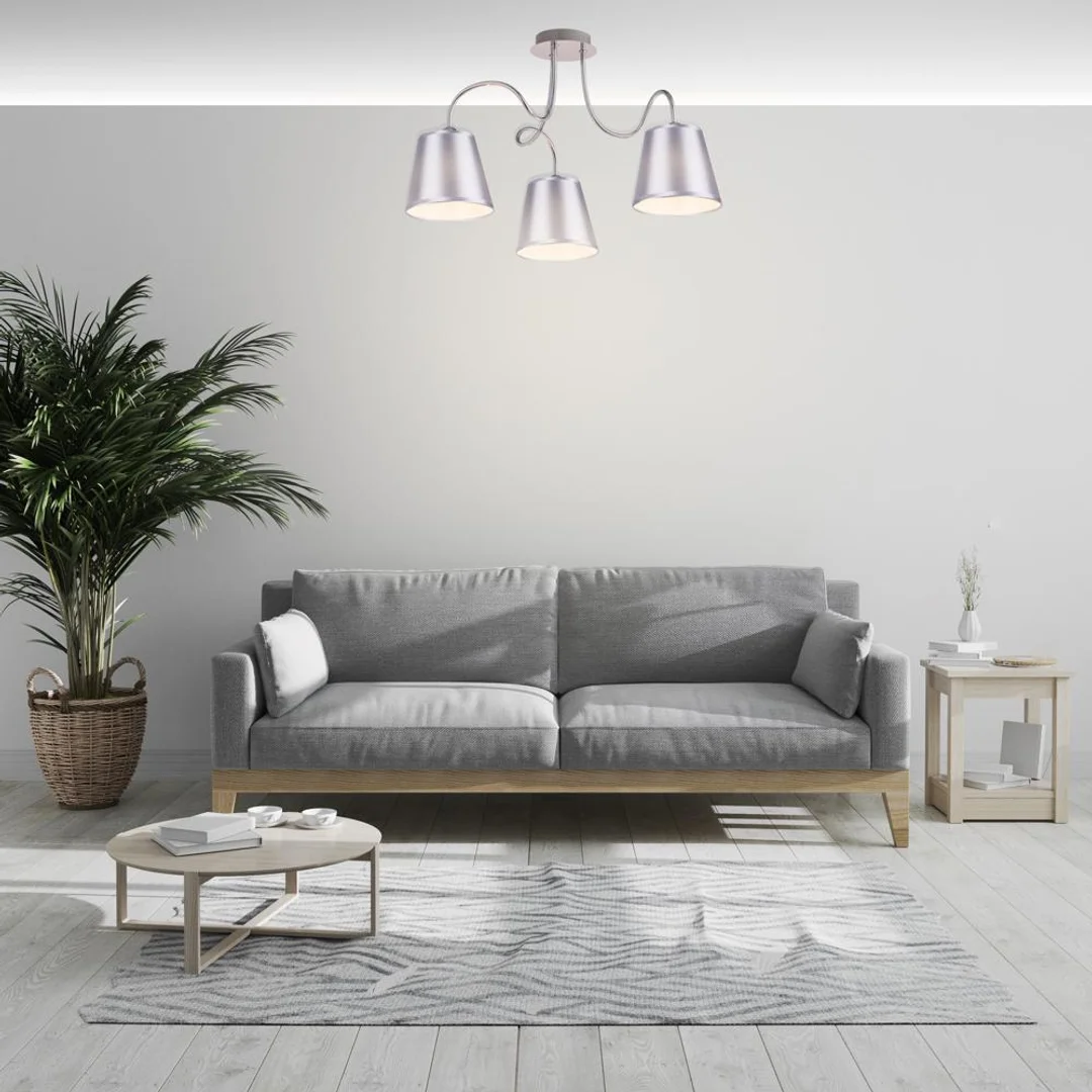 LUK LAMPA WISZĄCA 3X40W E14 CHROM — zdjęcie 11