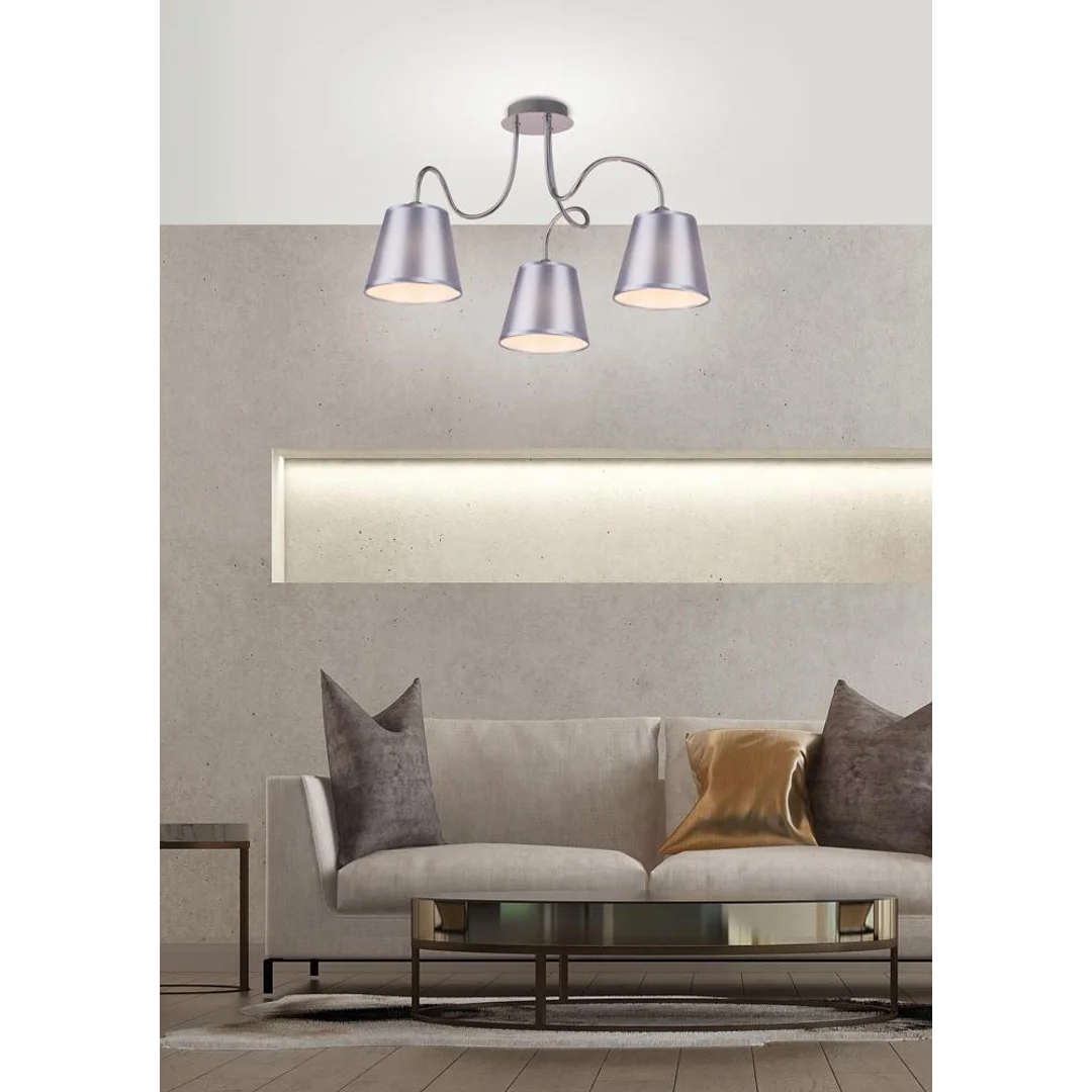 LUK LAMPA WISZĄCA 3X40W E14 CHROM — zdjęcie 12