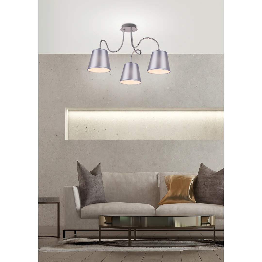 LUK LAMPA WISZĄCA 3X40W E14 CHROM — zdjęcie 3